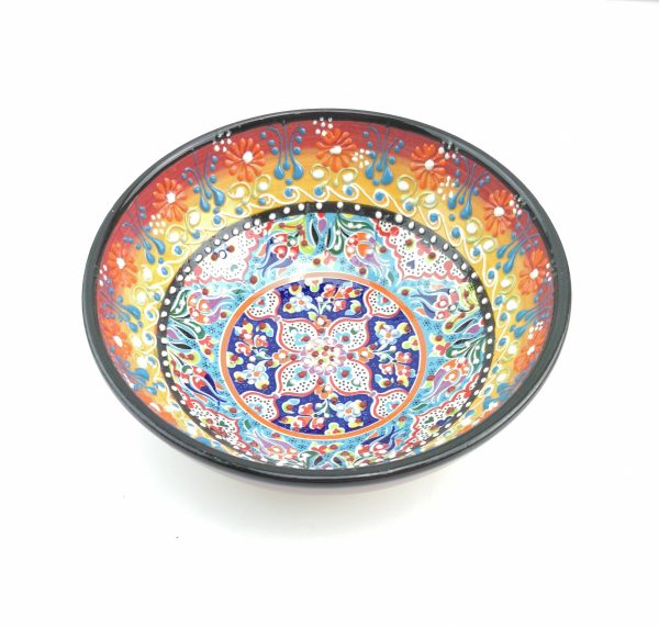 Hand Painted Ceramic Bowls(15 cm) - Handmade Turkish Pottery - Image 7