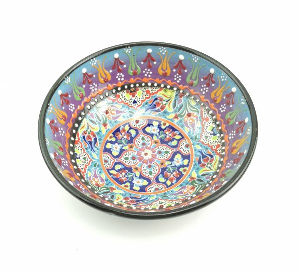 Hand Painted Ceramic Bowls(15 cm) - Handmade Turkish Pottery - Image 6