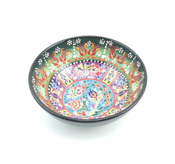 Hand Painted Ceramic Bowls(15 cm) - Handmade Turkish Pottery - Image 4