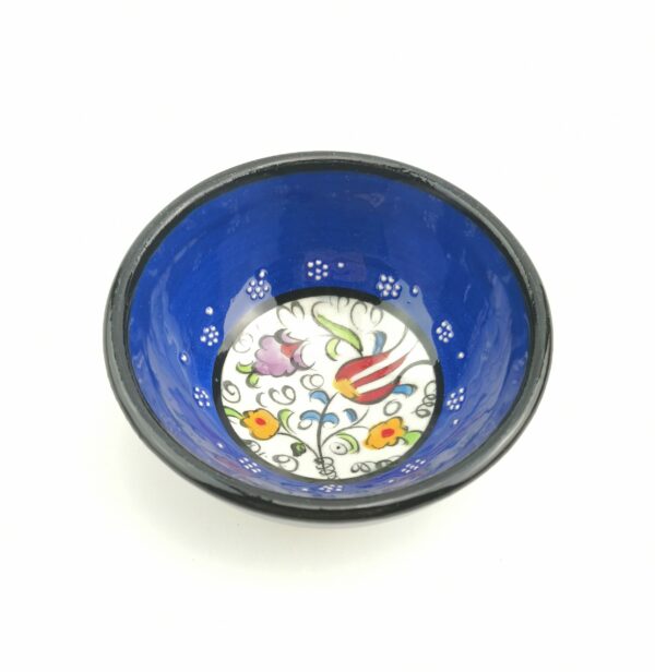 Hand Painted Ceramic Bowls - 5 Pieces Small(8 cm) Bowls - Image 4