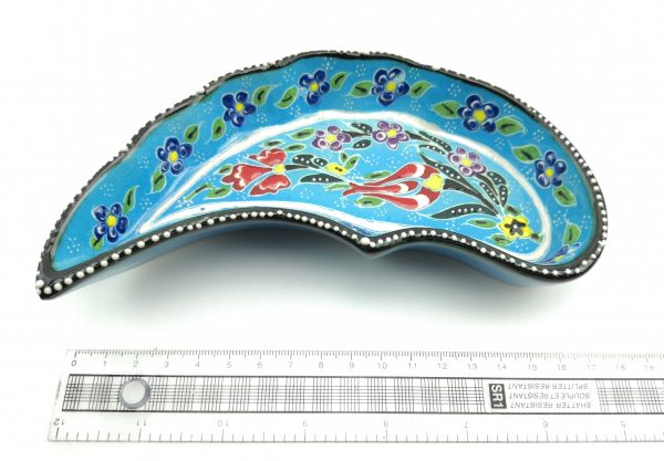 Hand Painted Ceramic Dipping Set(Light Blue) - Handmade Turkish Pottery - Image 9