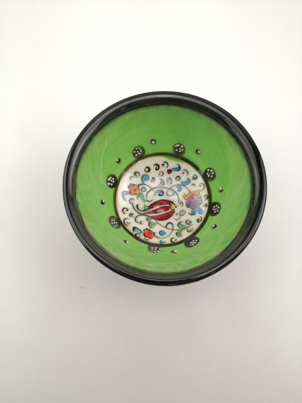 Hand Painted Ceramic Bowls(8 cm) - Handmade Turkish Pottery - Image 3