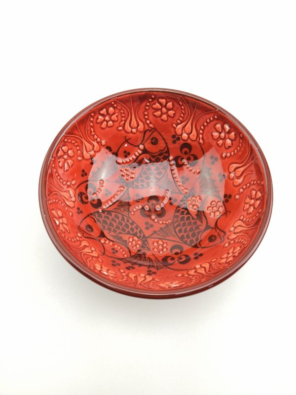 Hand Painted Ceramic Bowls(12 cm) - Handmade Turkish Pottery - Image 3