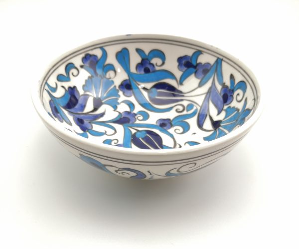 Hand Painted Ceramic Bowls(15 cm) - Handmade Turkish Pottery - Image 6