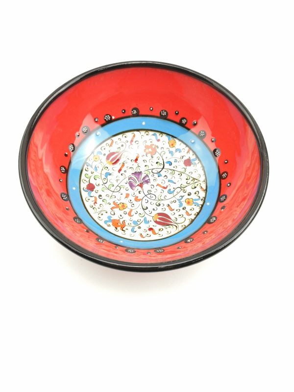 Hand Painted Ceramic Bowls(15 cm) - Handmade Turkish Pottery - Image 11