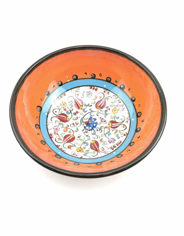 Hand Painted Ceramic Bowls(15 cm) - Handmade Turkish Pottery - Image 10