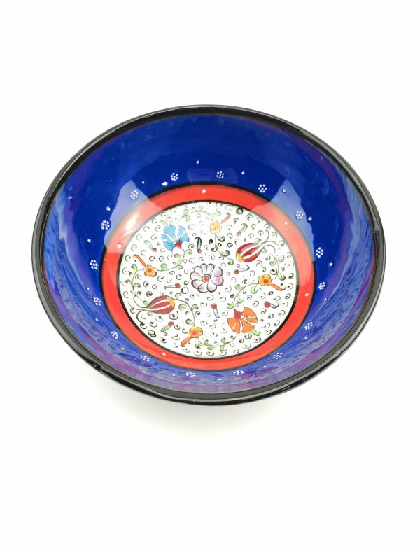 Hand Painted Ceramic Bowls(15 cm) - Handmade Turkish Pottery - Image 9