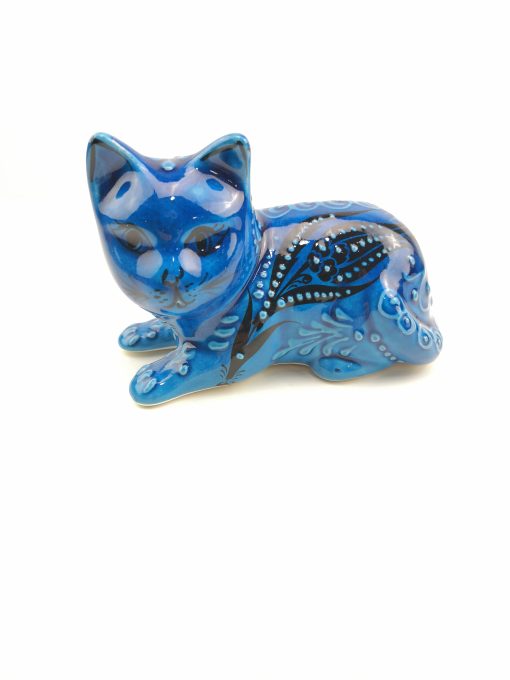 Handmade Ceramic Cats(Medium) - Hand Painted Turkish Pottery