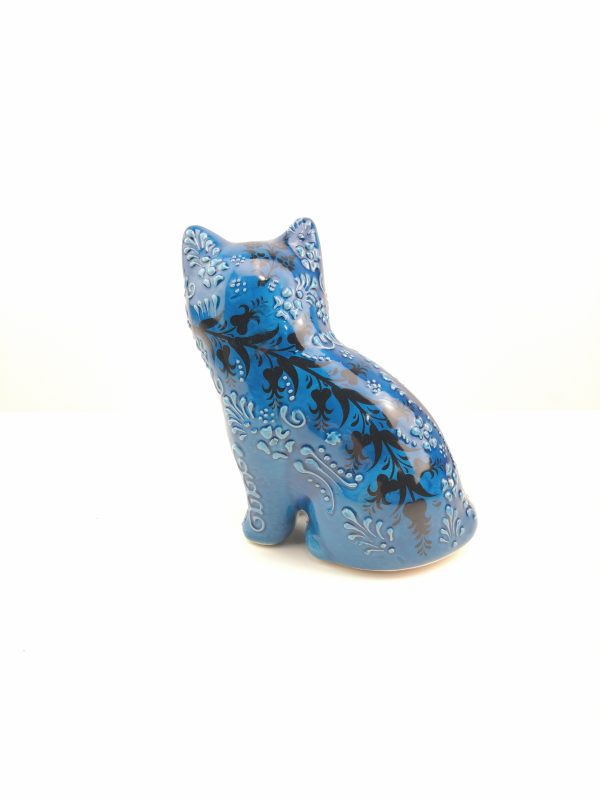 Handmade Ceramic Cats(Large) - Hand Painted Turkish Pottery - Image 7