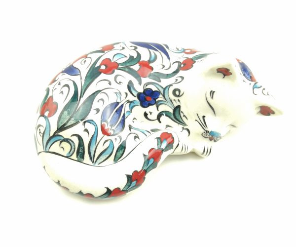 Handmade Ceramic Cats - Hand Painted Turkish Pottery - Image 6