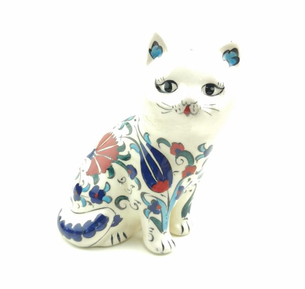 Handmade Ceramic Cats - Hand Painted Turkish Pottery - Image 8