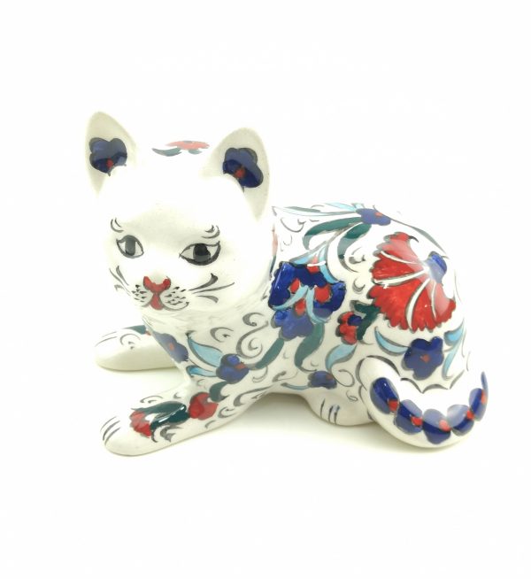 Handmade Ceramic Cats - Hand Painted Turkish Pottery - Image 9