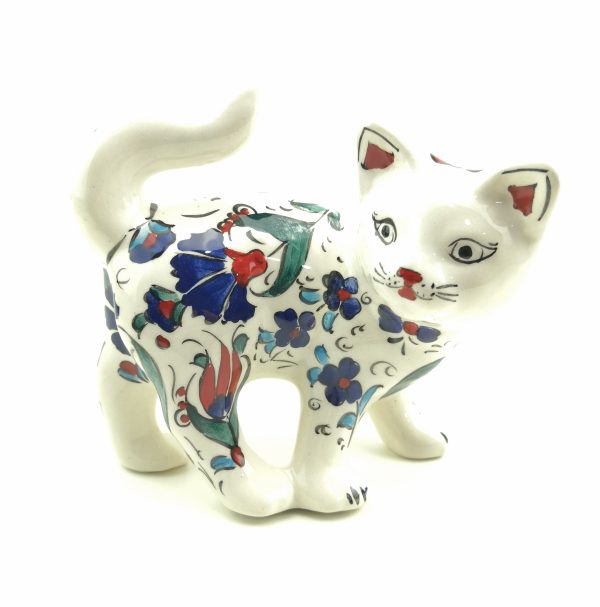 Handmade Ceramic Cats - Hand Painted Turkish Pottery - Image 11