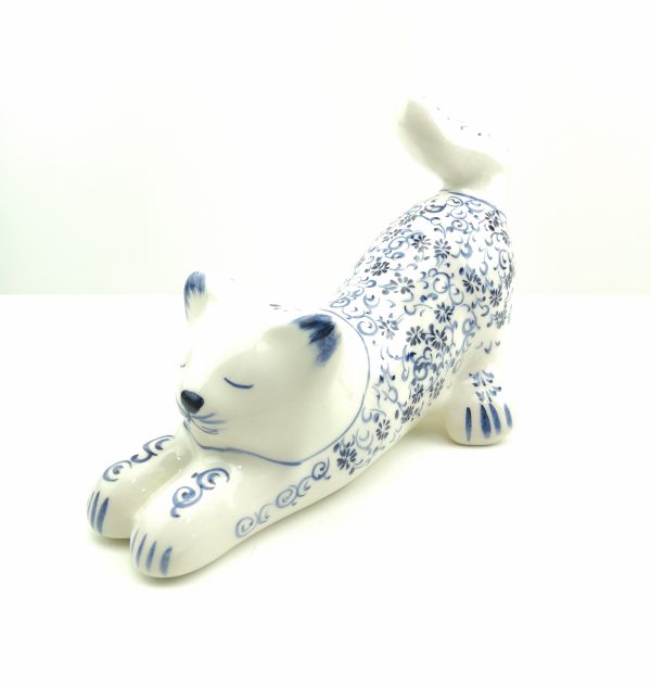 Handmade Ceramic Cats - Hand Painted Turkish Pottery - Image 3