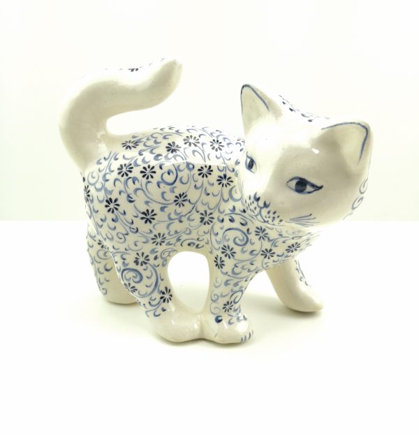 Handmade Ceramic Cats - Hand Painted Turkish Pottery - Image 5