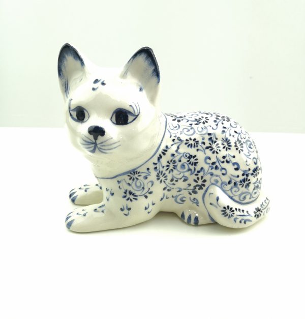 Handmade Ceramic Cats - Hand Painted Turkish Pottery - Image 6