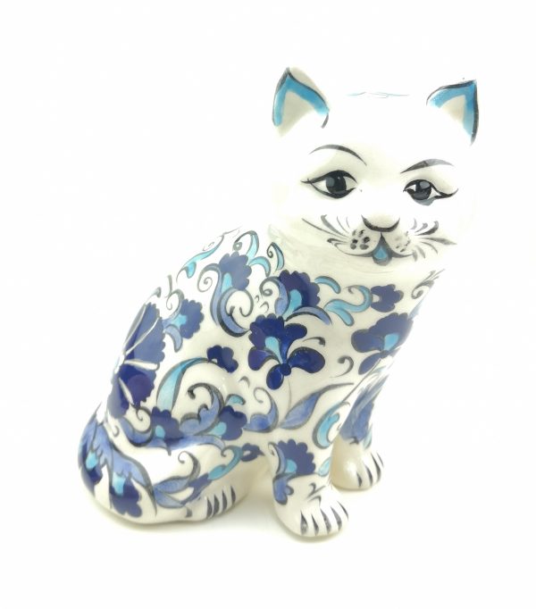 Handmade Ceramic Cats - Hand Painted Turkish Pottery - Image 10