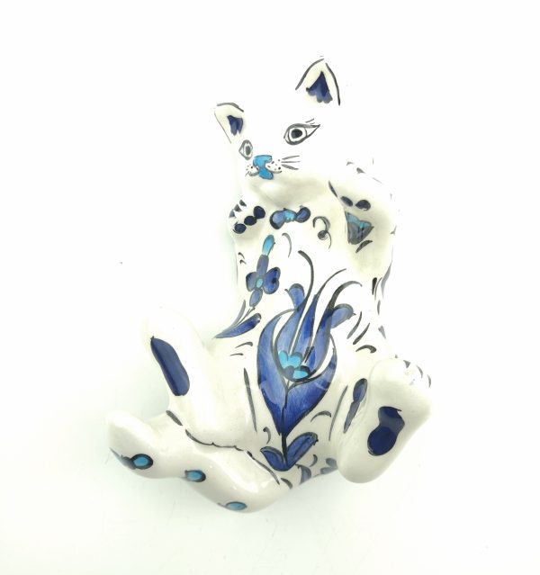 Handmade Ceramic Cats - Hand Painted Turkish Pottery - Image 8