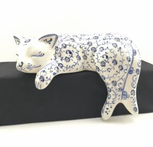 Handmade Ceramic Cats - Hand Painted Turkish Pottery - Variation 1