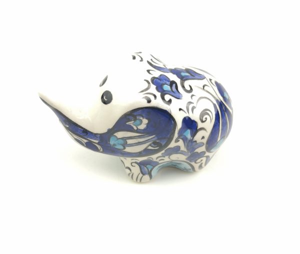 Handmade Ceramic Elephant(Small) - Hand Painted Turkish Pottery - Image 7