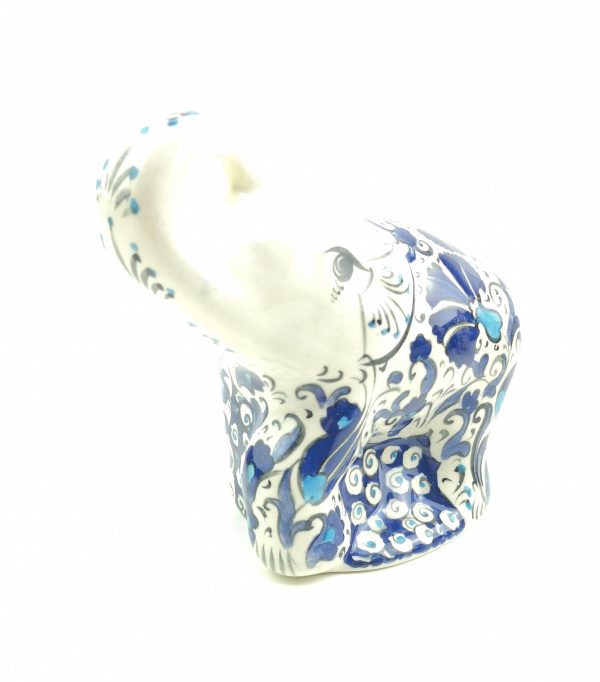 Handmade Ceramic Elephant(Large) - Hand Painted Turkish Pottery - Image 8