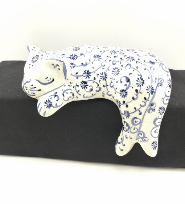 Handmade Ceramic Cats(Medium) - Hand Painted Turkish Pottery - Image 3