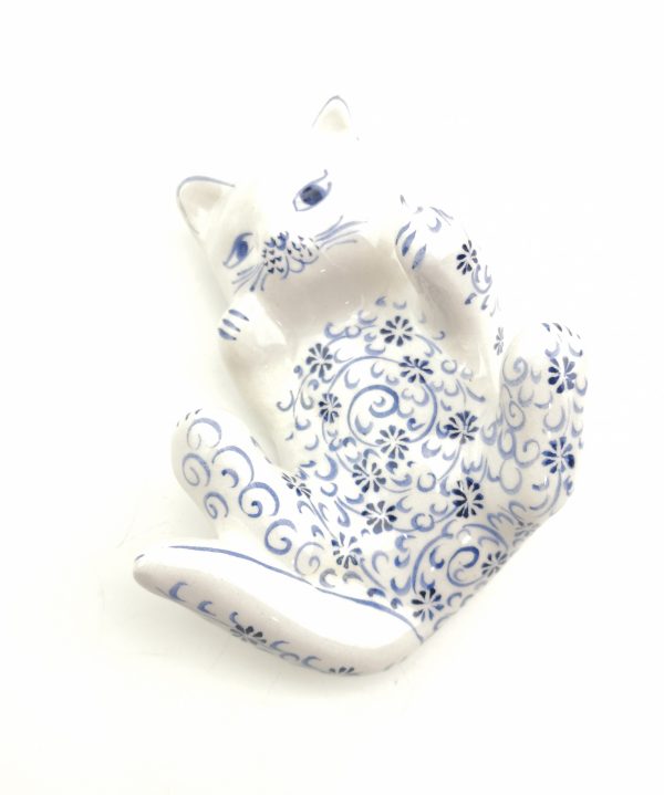 Handmade Ceramic Cats(Medium) - Hand Painted Turkish Pottery - Image 5