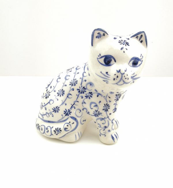 Handmade Ceramic Cats(Medium) - Hand Painted Turkish Pottery - Image 6