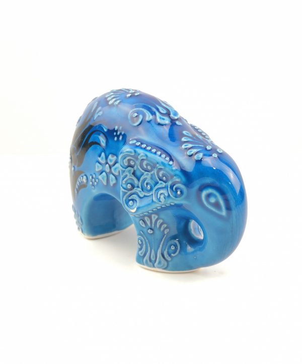 Handmade Ceramic Elephant(Small) - Hand Painted Turkish Pottery