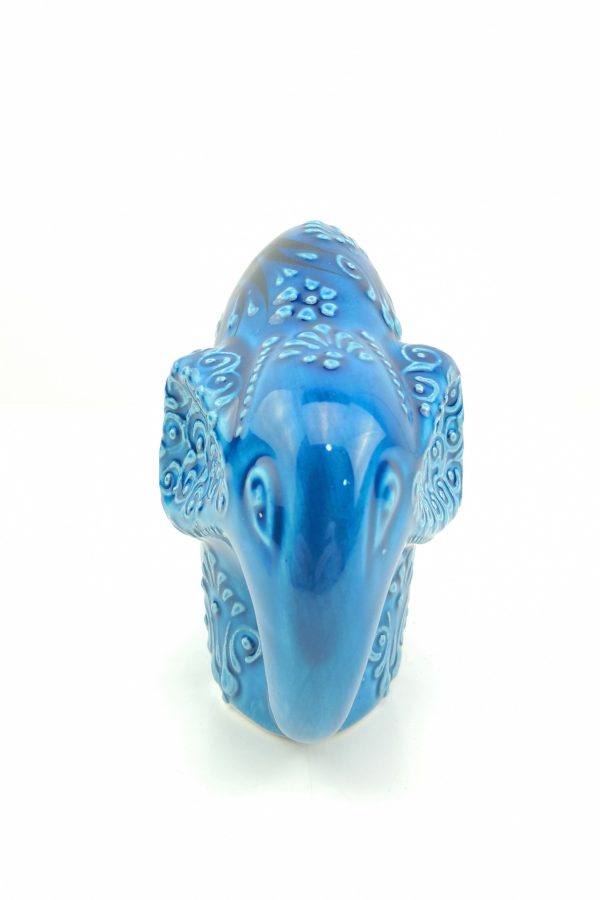 Handmade Ceramic Elephant(Large) - Hand Painted Turkish Pottery - Image 7