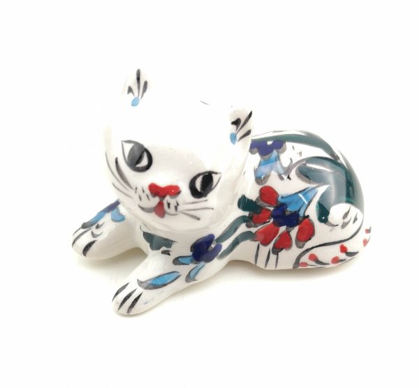 Handmade Ceramic Cats(Small) - Hand Painted Turkish Pottery Cats - Image 10