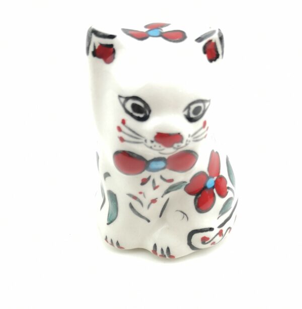 Handmade Ceramic Cats(Small) - Hand Painted Turkish Pottery Cats - Image 8