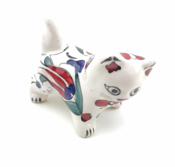 Handmade Ceramic Cats(Small) - Hand Painted Turkish Pottery Cats - Image 6