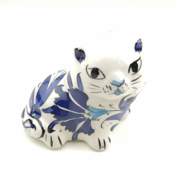 Handmade Ceramic Cats(Small) - Hand Painted Turkish Pottery - Image 3