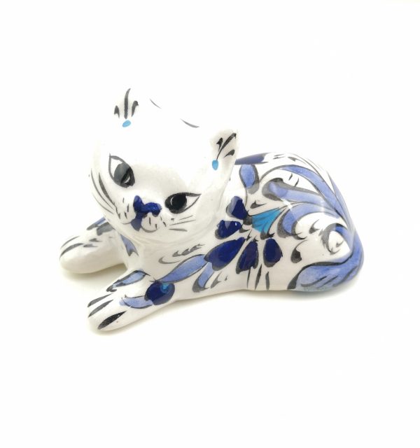 Handmade Ceramic Cats(Small) - Hand Painted Turkish Pottery - Image 4