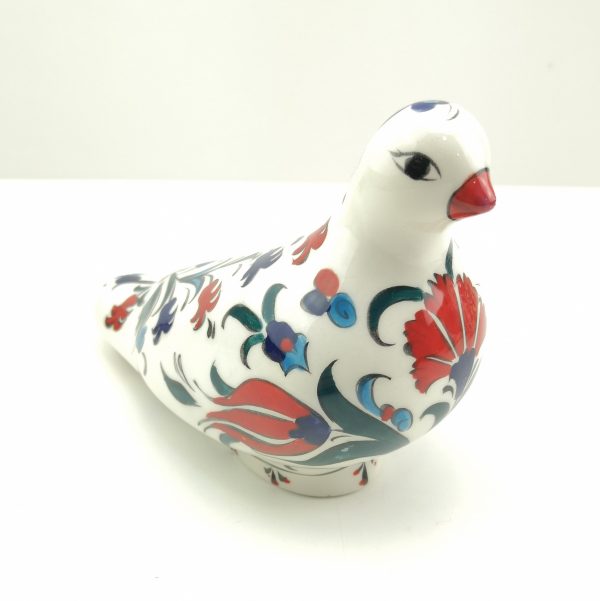 Handmade Ceramic Birds - Hand Painted Turkish Pottery Bird Figure - Image 5