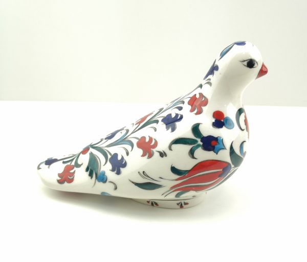 Handmade Ceramic Birds - Hand Painted Turkish Pottery Bird Figure - Image 6