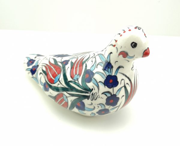 Handmade Ceramic Birds - Hand Painted Turkish Pottery Bird Figure - Image 8