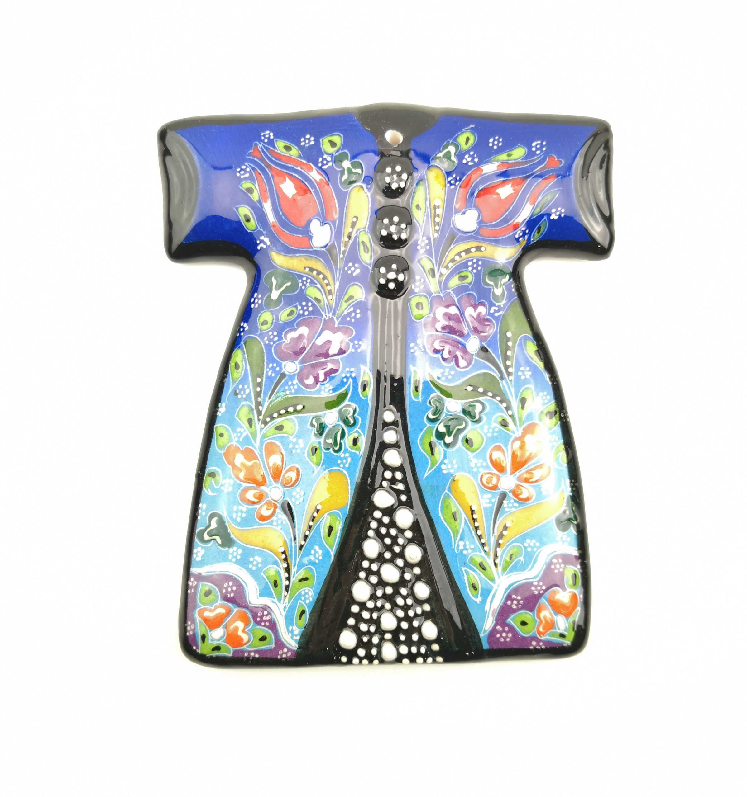 Handmade Turkish Ceramic Kaftan - Hand Painted Ottaman Sultan's Dress - Image 5