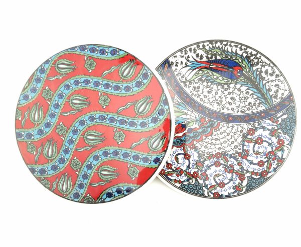 Handmade Ceramic Coaster - Anatolian Design Floral Pattern Ceramic Coaster - Image 6