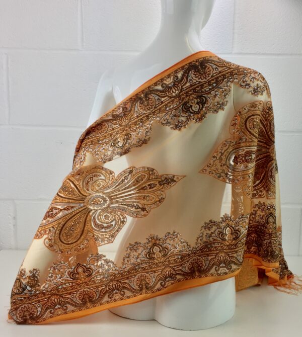 100% Silk Scarf - 5 Colours - See Through - Can be used as a Table Runner - Image 4