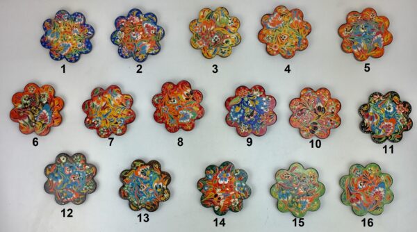 Drink's Coasters - Traditional Hand Painted from Turkey - Variable Colour