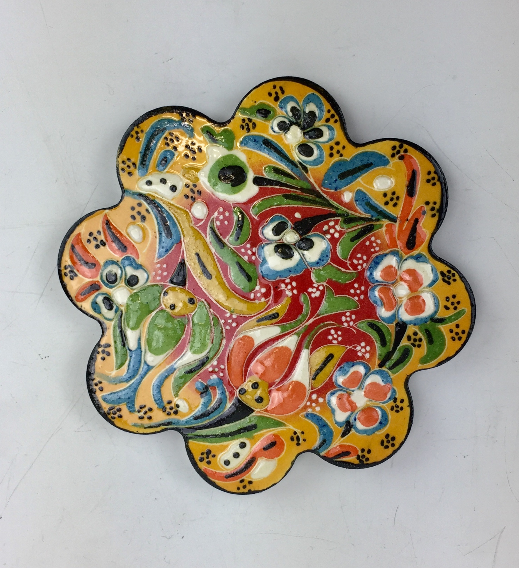 Drink's Coasters - Traditional Hand Painted from Turkey - Variable Colour - ID_3