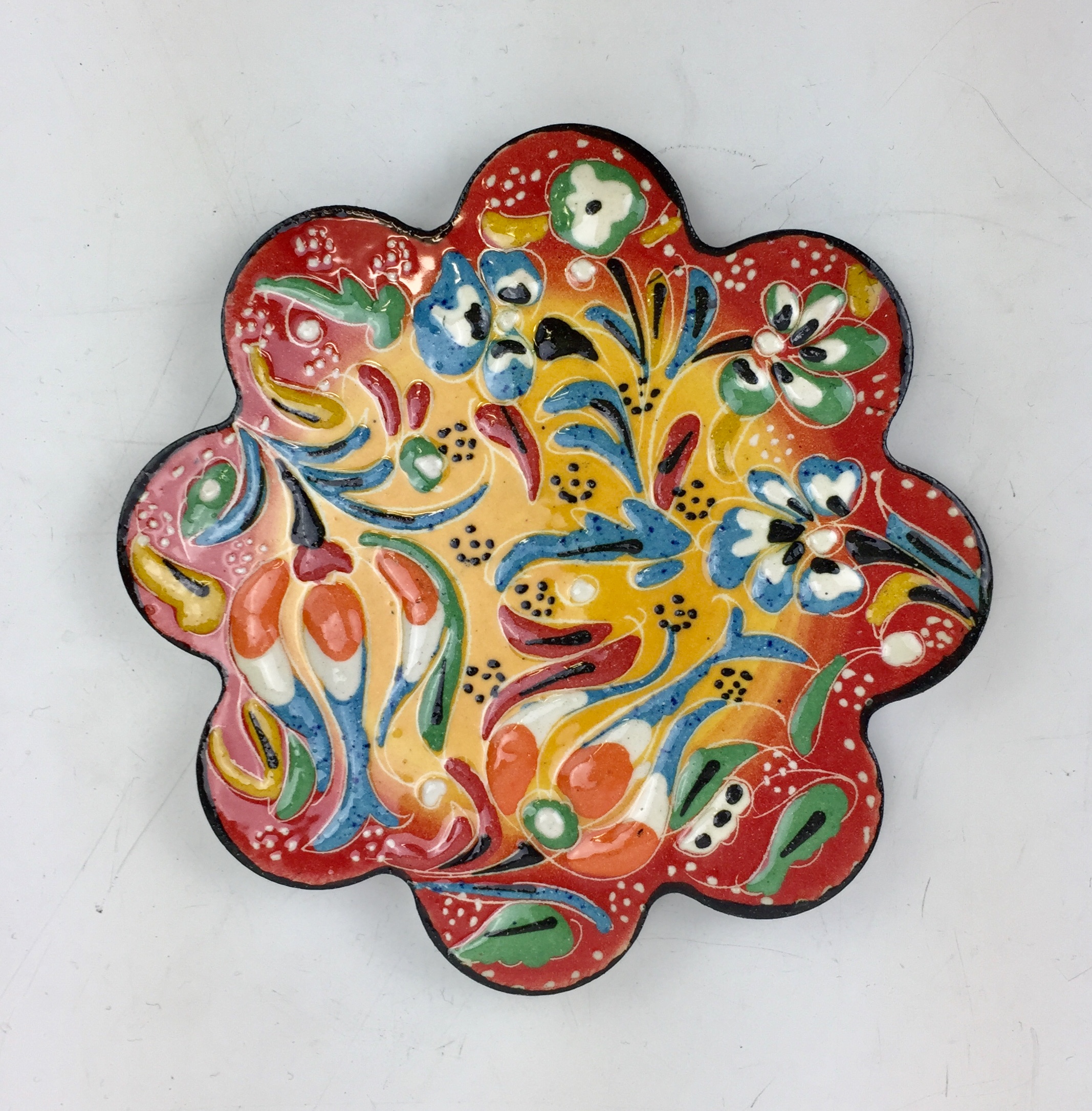 Drink's Coasters - Traditional Hand Painted from Turkey - Variable Colour - ID_7