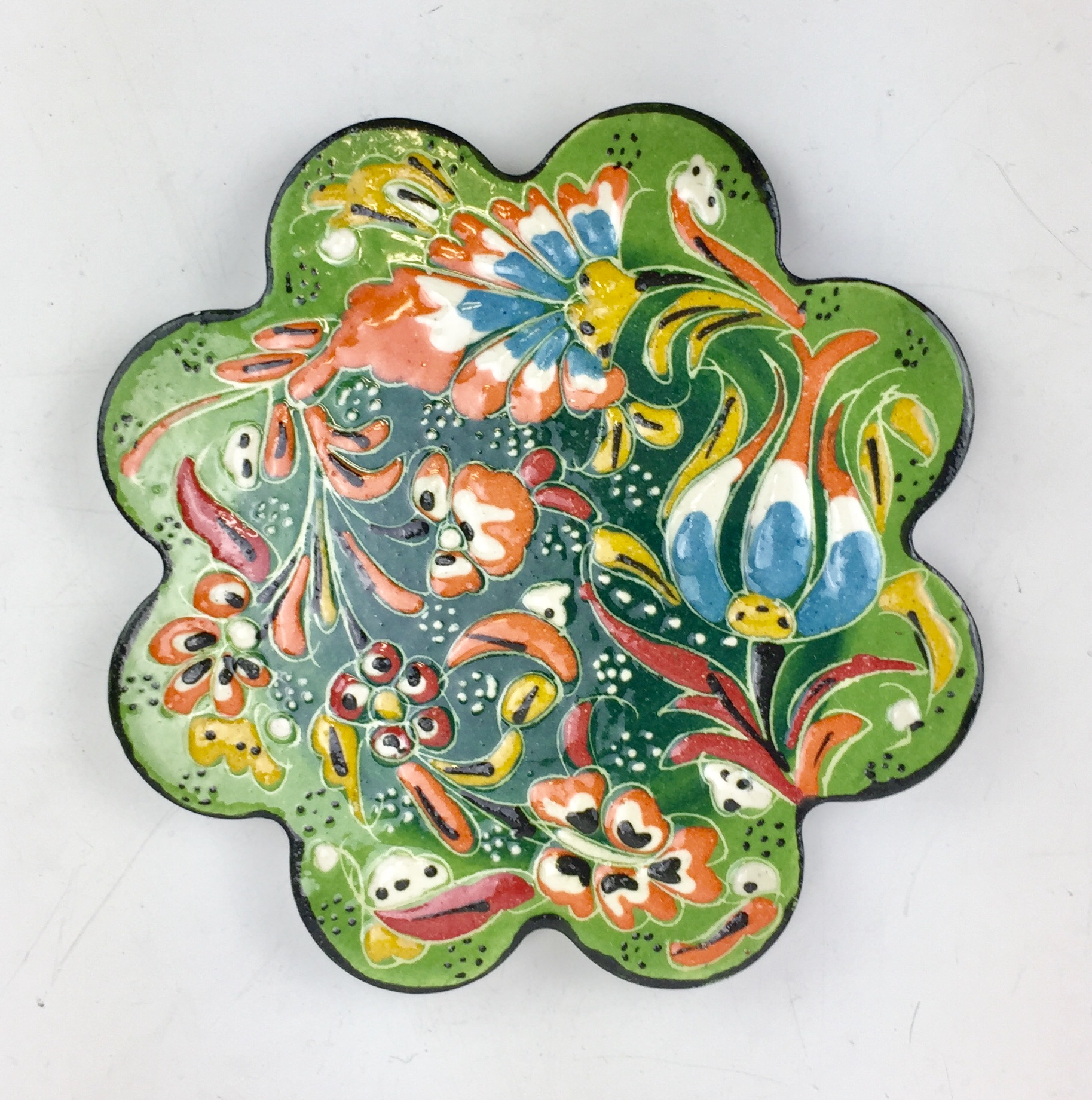 Drink's Coasters - Traditional Hand Painted from Turkey - Variable Colour - ID_15