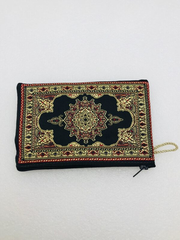 Traditional Turkish Handmade Purse with Hand of Hamsa Theme - Image 6