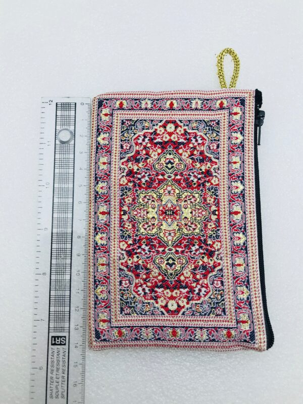 Traditional Turkish Handmade Purse with Hand of Hamsa Theme - Image 8