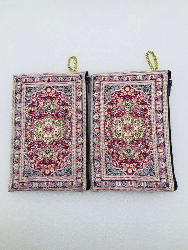 Traditional Turkish Handmade Purse with Hand of Hamsa Theme