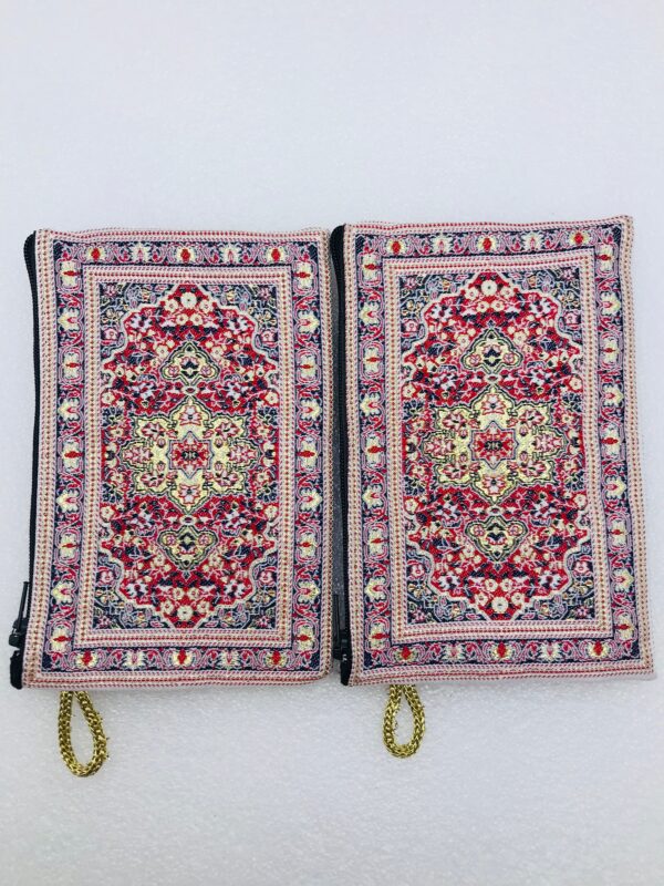 Traditional Turkish Handmade Purse with Hand of Hamsa Theme - Image 7