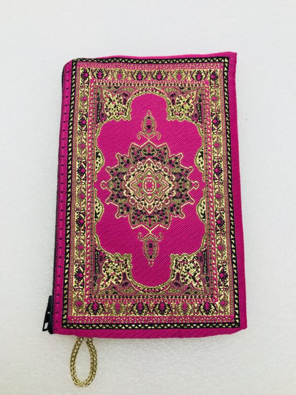 Traditional Turkish Handmade Purse with Hand of Hamsa Theme - Image 5